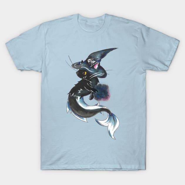 Witch City Catfish T-Shirt by KristenOKeefeArt